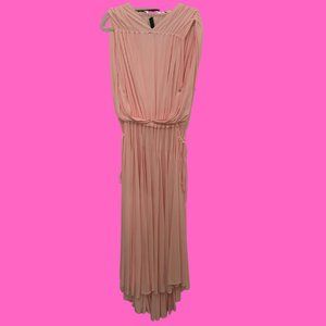 Matte Jersey Cape Dress